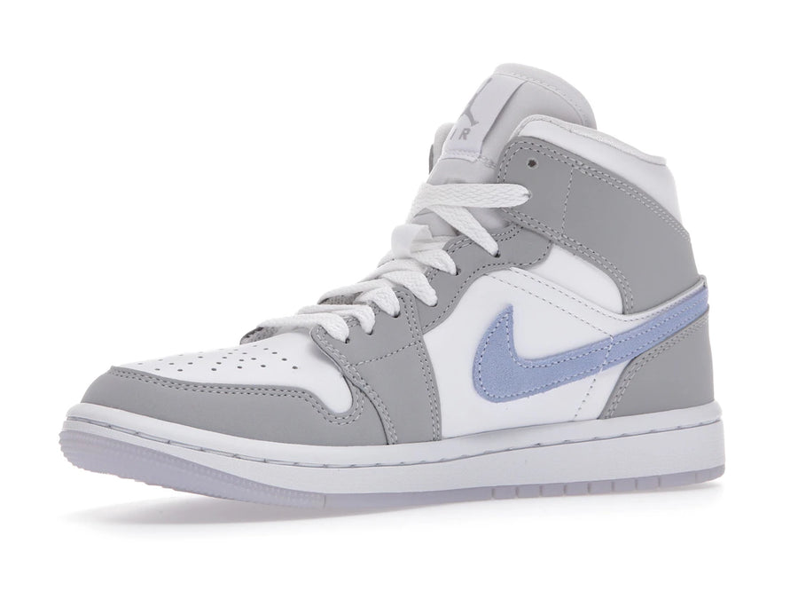 Jordan 1 Mid Wolf Gray Aluminum (Femme)