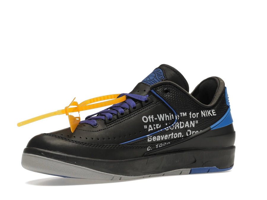 Jordan 2 Retro Low SP Off-White Noir Bleu