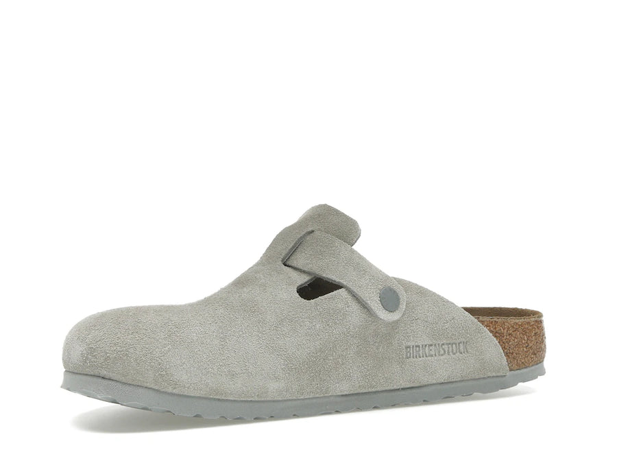 Birkenstock Boston Suede Stone Coin