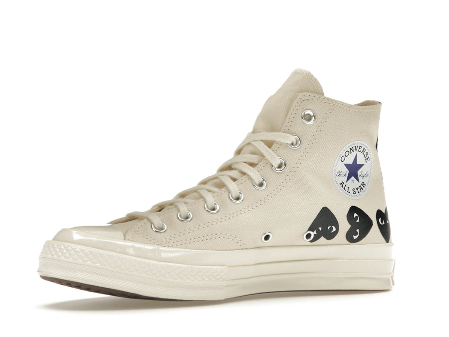 Converse Chuck Taylor All Star 70 Hi Comme des Garcons PLAY Multi-Heart Milk