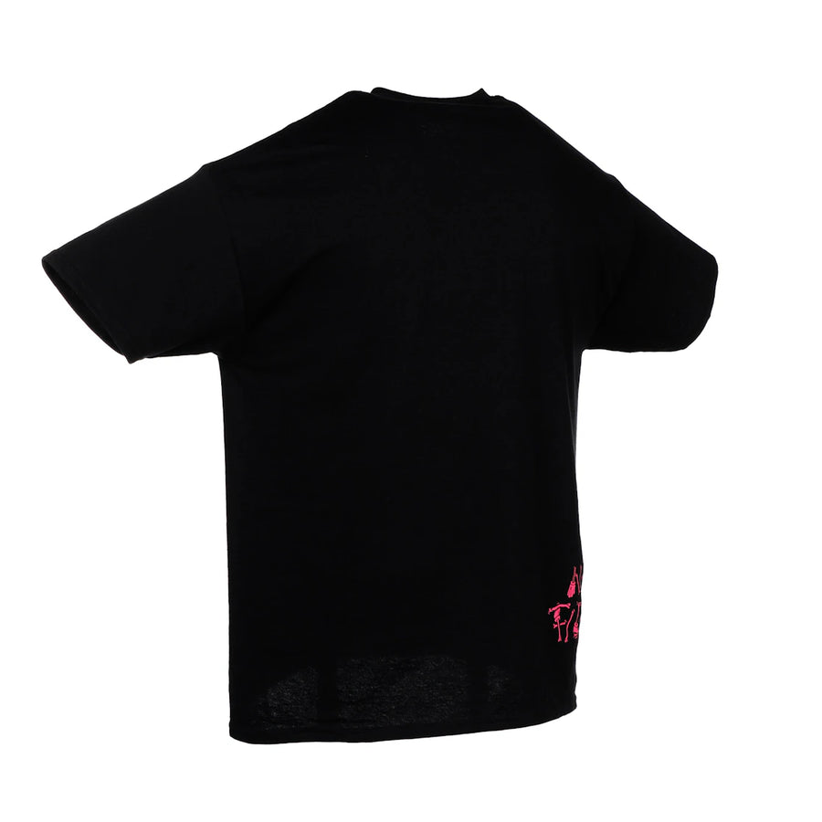KAWS SKELETON NEW FICTION T-shirt Pink