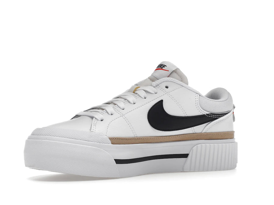 Nike Court Legacy Lift Blanc Noir (Femme)