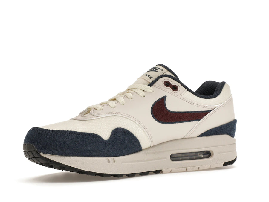 Nike Air Max 1 Coconut Milk Burgundy Crush Navy