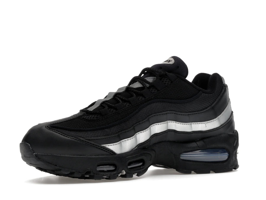 Nike Air Max 95 OG Big Bubble Noir Blanc Argent Métallisé