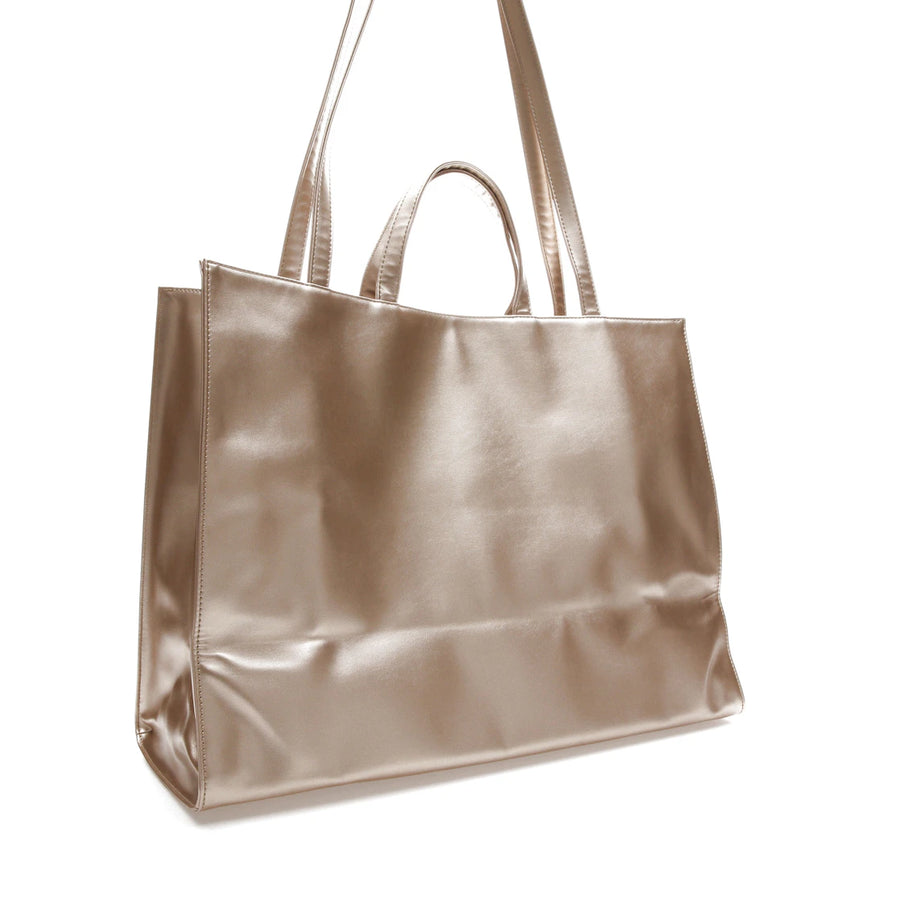 Telfar Shopping Bag Large Gold