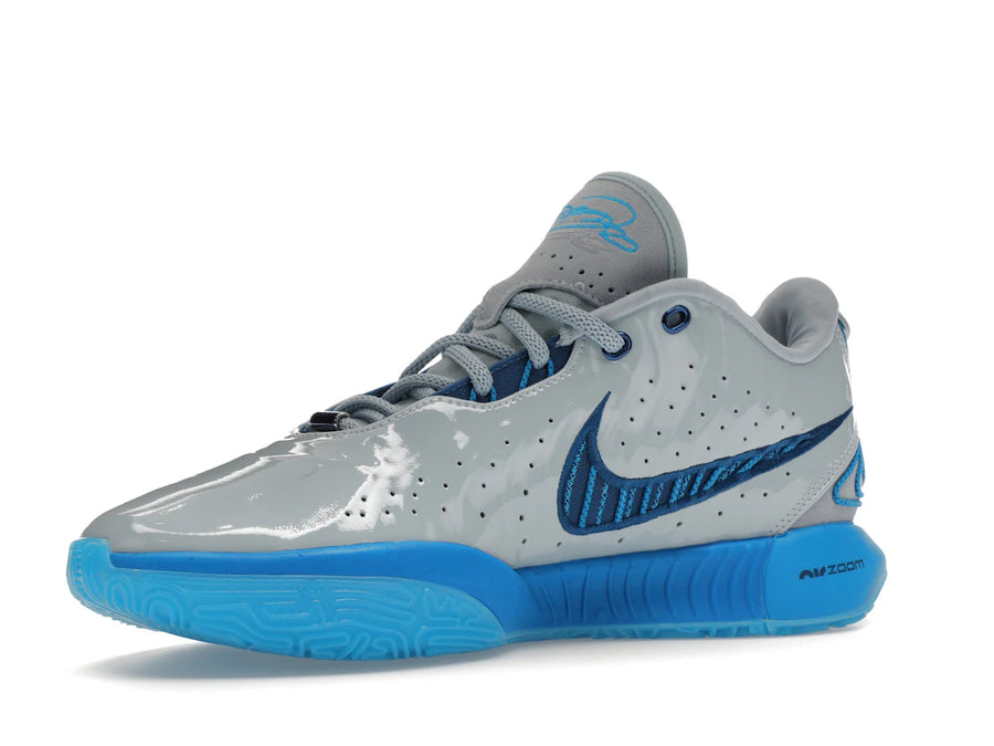 Nike LeBron 21 Blue Diver (Semelle extérieure bleue translucide)