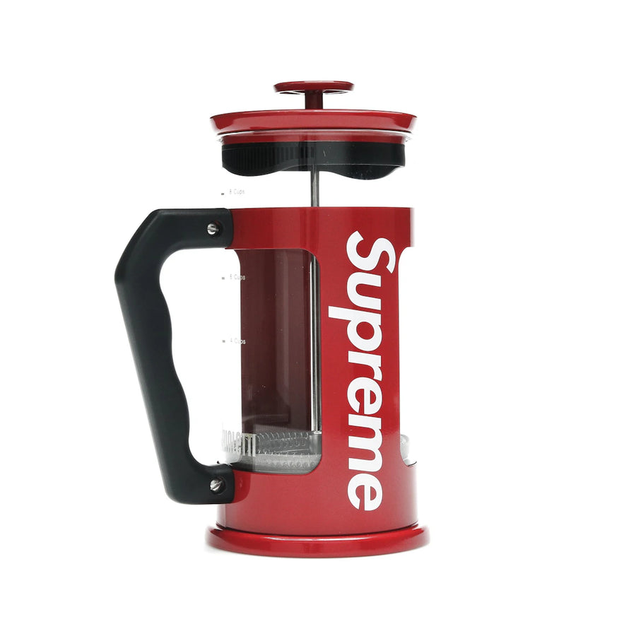Presse à piston Supreme Bialetti 8 tasses rouge