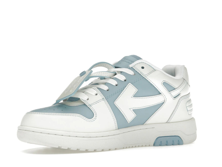 OFF-WHITE Out Of Office OOO Baskets basses Bleu clair Blanc