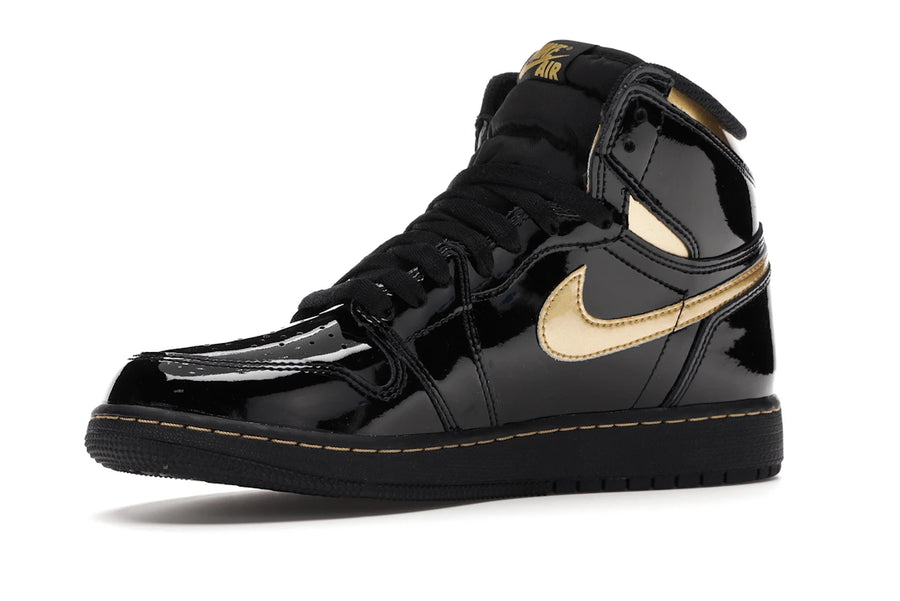 Jordan 1 Retro High Noir Or Métallisé (2020) (GS)