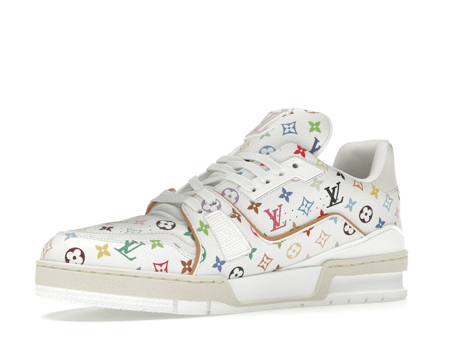 Louis Vuitton LV Trainer Takashi Murakami White