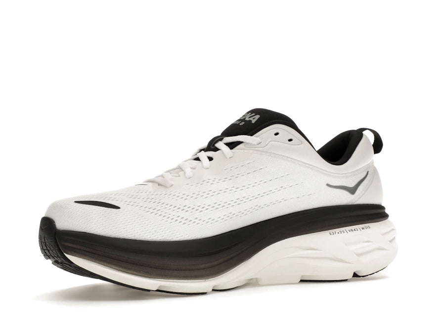 Hoka One One Bondi 8 Blanc Noir