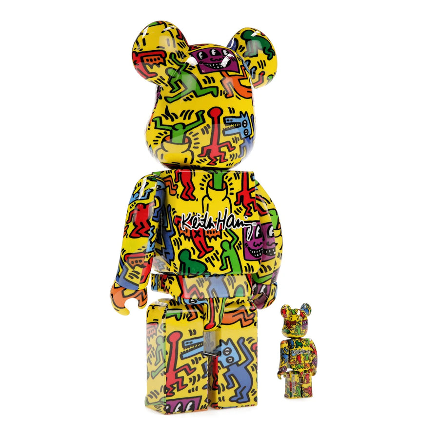 Bearbrick Keith Haring n° 5, coffret 100 % et 400 %