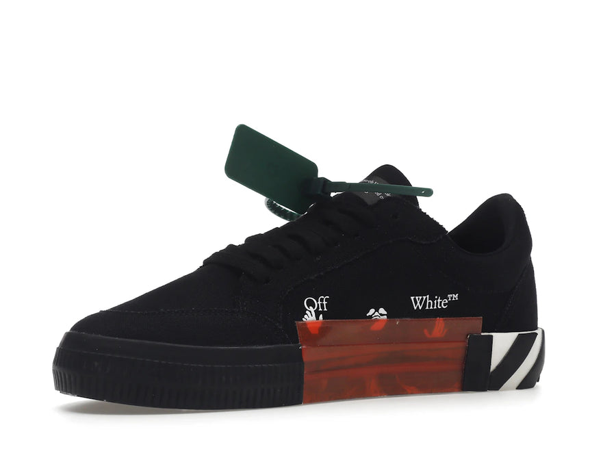 OFF-WHITE Vulc Low Canvas Noir Blanc