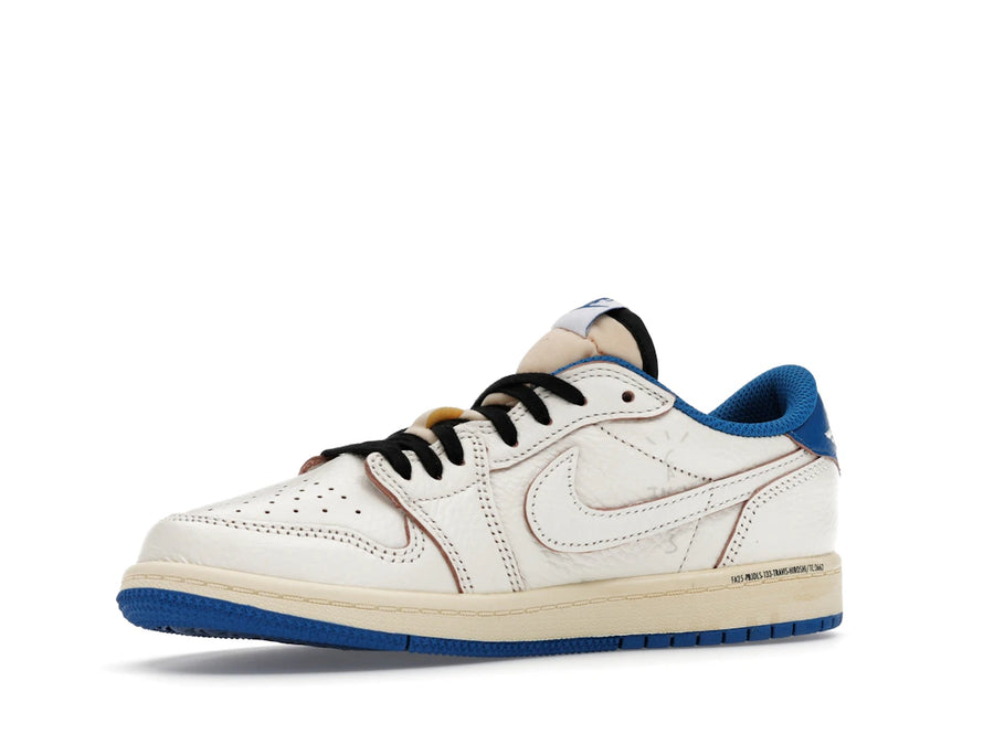 Jordan 1 Retro Low OG SP Fragment x Travis Scott Sail Military Blue (PS)