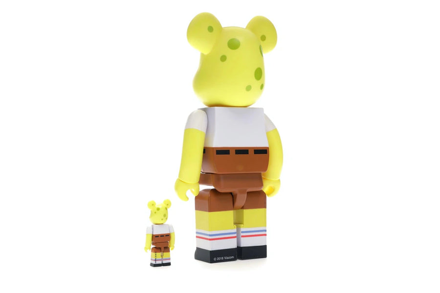 Bearbrick Spongebob 100% &amp; 400% Set Yellow