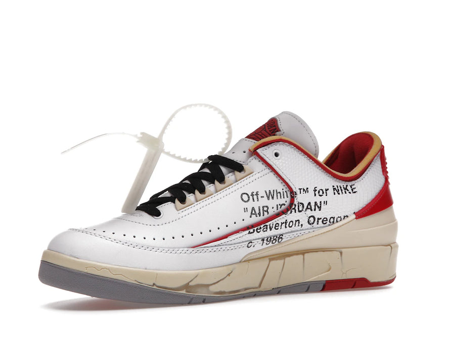 Jordan 2 Retro Low SP Off-White Blanc Rouge