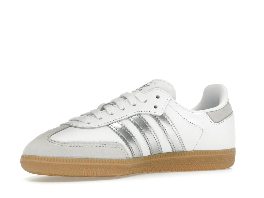 adidas Samba OG Blanc Argent Gris Métallisé (Femme)