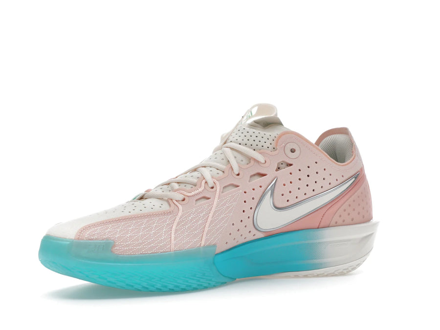 Nike Air Zoom GT Cut 3 Corail délavé Cactus poussiéreux Argent métallisé Craie