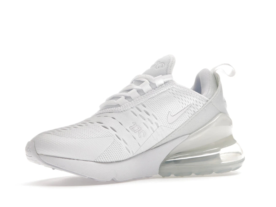 Nike Air Max 270 White Metallic Silver (GS)