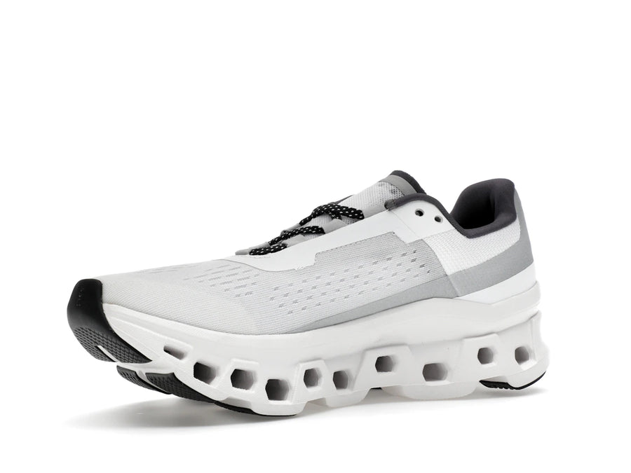 On Running Cloudmonster Blanc Noir (Femme)
