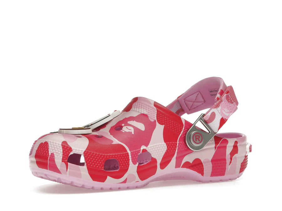 Crocs Classic Clog A Bathing Ape ABC Camo Pink