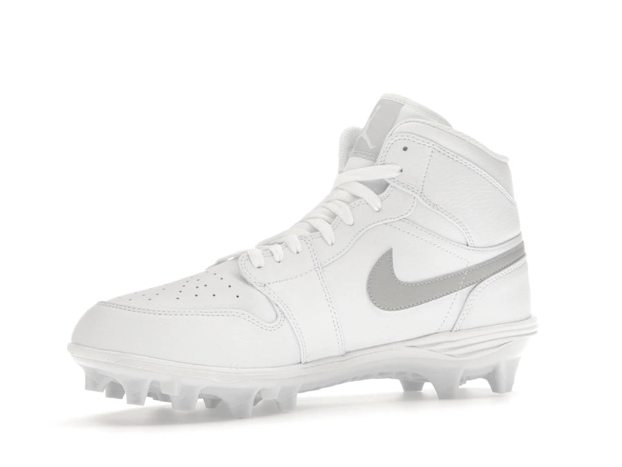 Crampons Jordan 1 Mid TD Blanc Gris Brume