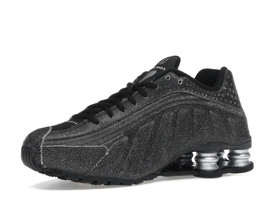 Nike Shox R4 Cuir vieilli noir