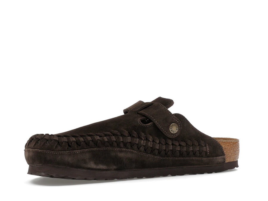 Birkenstock Boston en daim tressé Kith Mocha