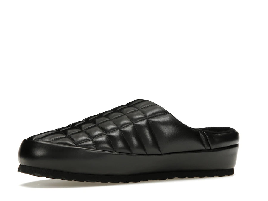 Burberry Leather Quilted Slipper Black