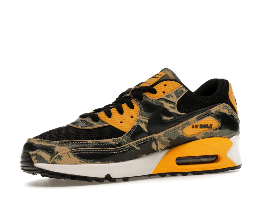 Nike Air Max 90 Premium Black University Gold Camo