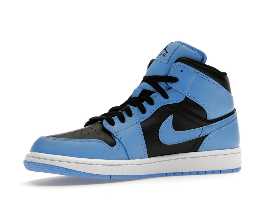 Jordan 1 Mid University Blue Black