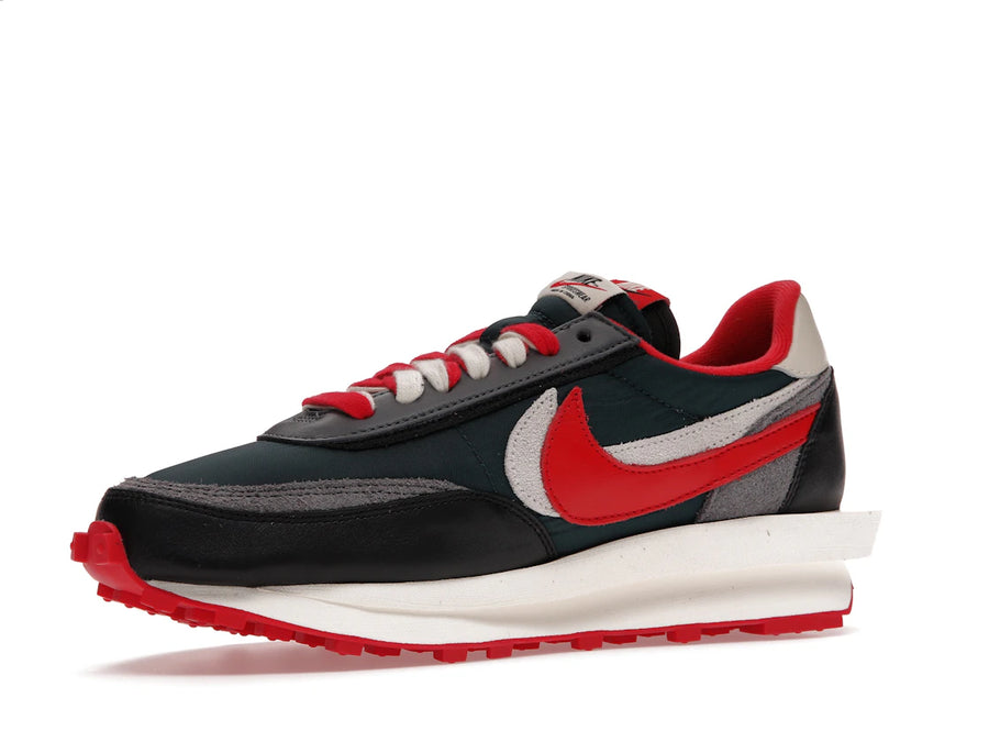 Nike LD Waffle sacai Undercover Midnight Spruce University Red