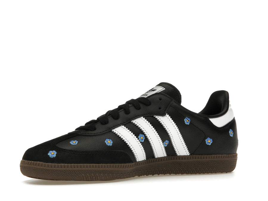adidas Samba Light Blue Floral Core Black (Women's)