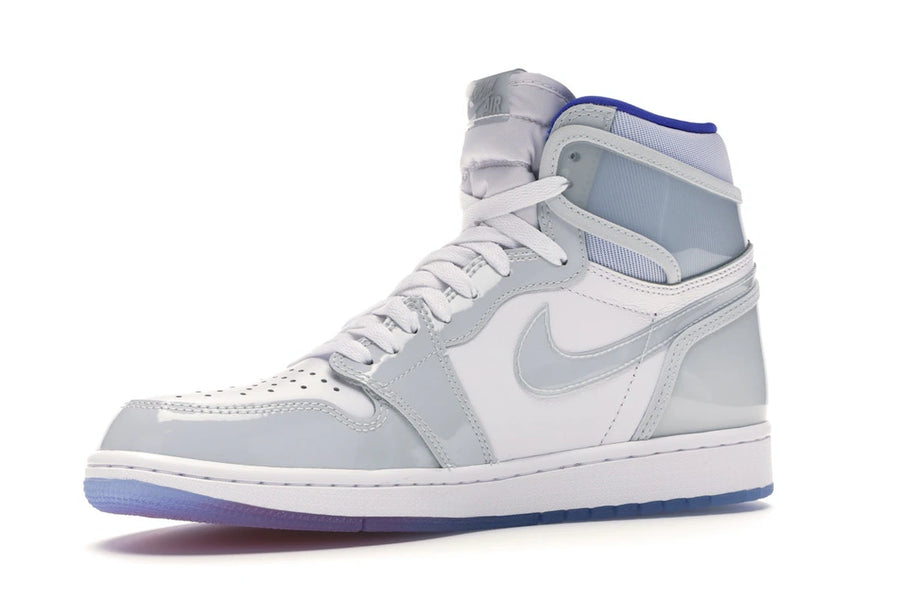 Jordan 1 Retro High Zoom Blanc Racer Bleu