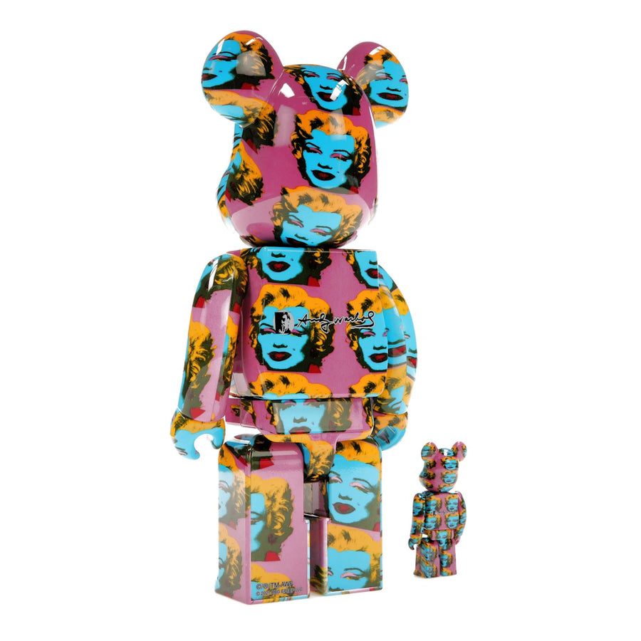 Bearbrick Andy Warhol Marilyn Monroe n° 2, coffret 100 % et 400 %