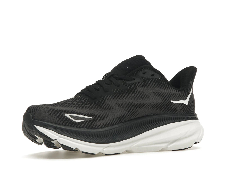 Hoka One One Clifton 9 Noir Blanc (Femme)