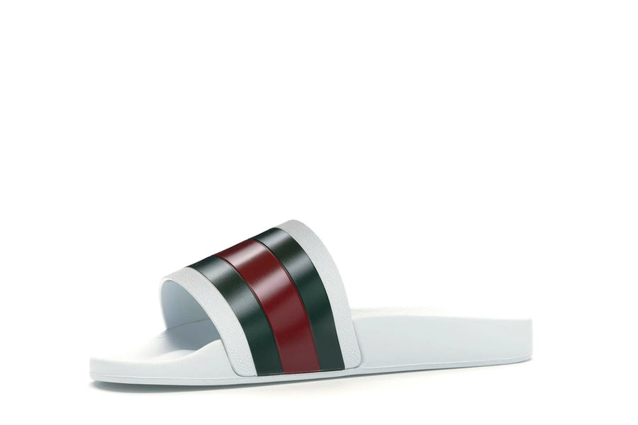 Sandales de piscine Gucci Pursuit blanches