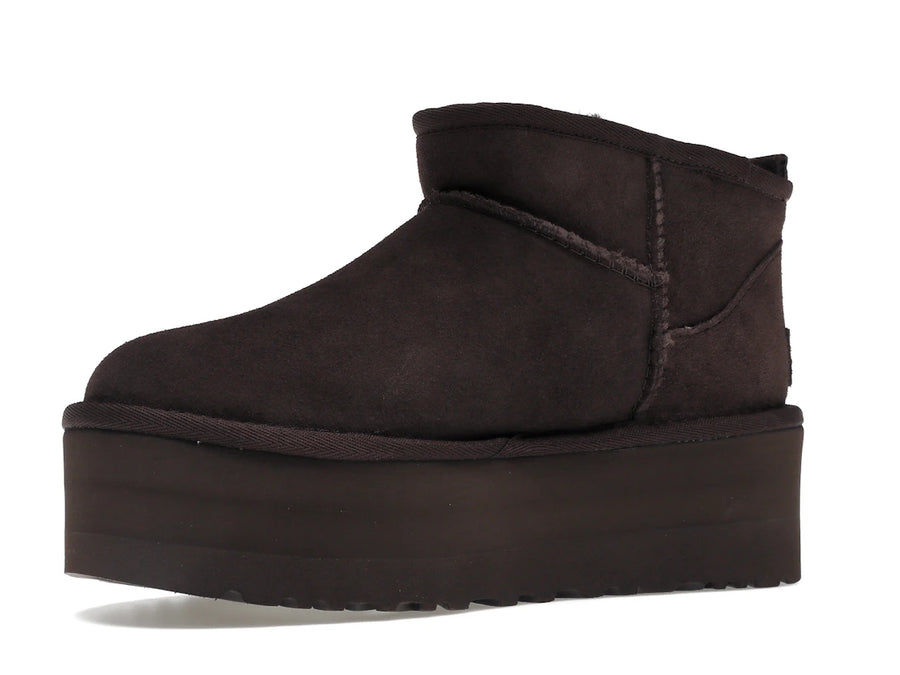 Bottes UGG Classic Ultra Mini Platform couleur cèdre brûlé (Femme)