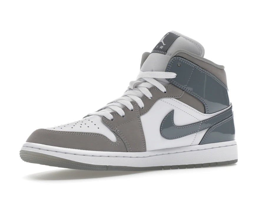 Jordan 1 Mid SE Blanc Gris moyen Gris froid