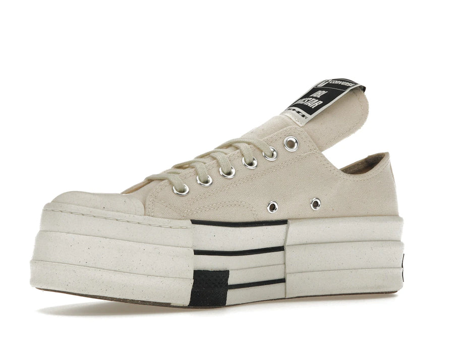 Converse DRKSHDW Chuck Taylor All Star DBL DRKSTAR Ox Rick Owens DRKSTAR Ivoire Naturel