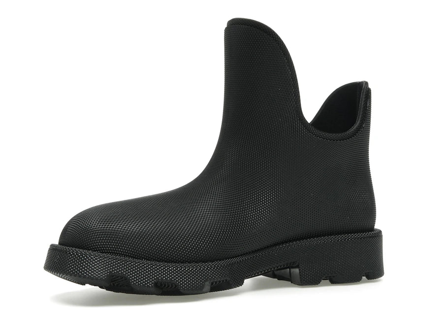 Burberry Marsh Round-Toe Ankle Boots Black