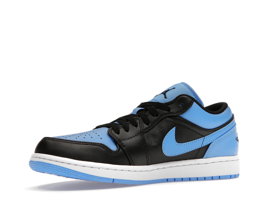 Jordan 1 Low Noir Bleu Université