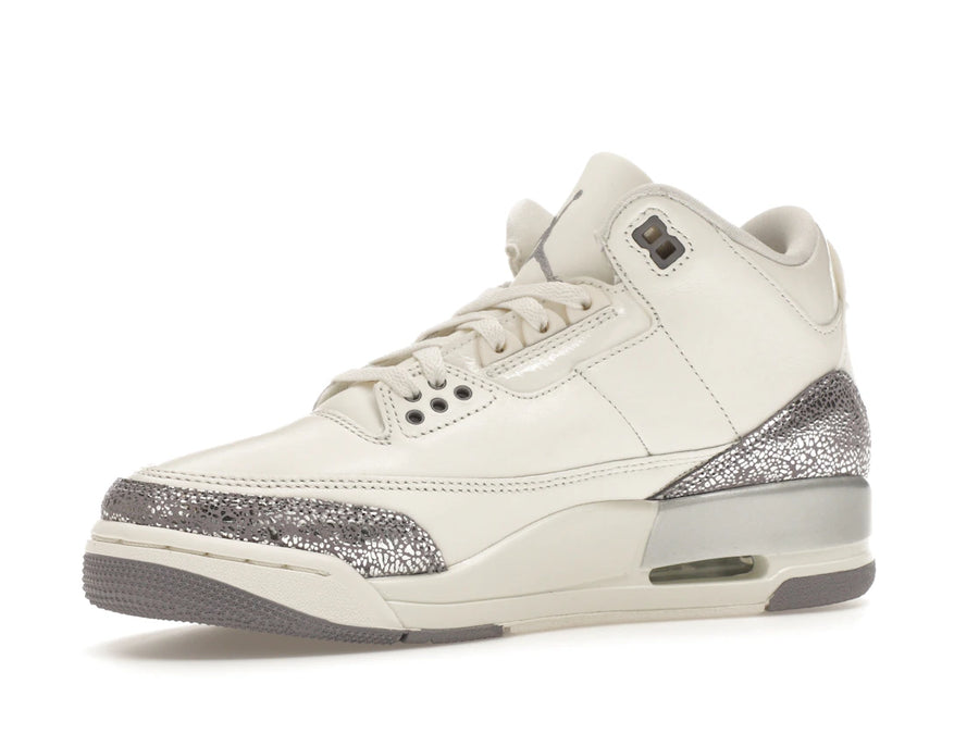 Jordan 3 Retro Sail Gris Ciment (Femme)
