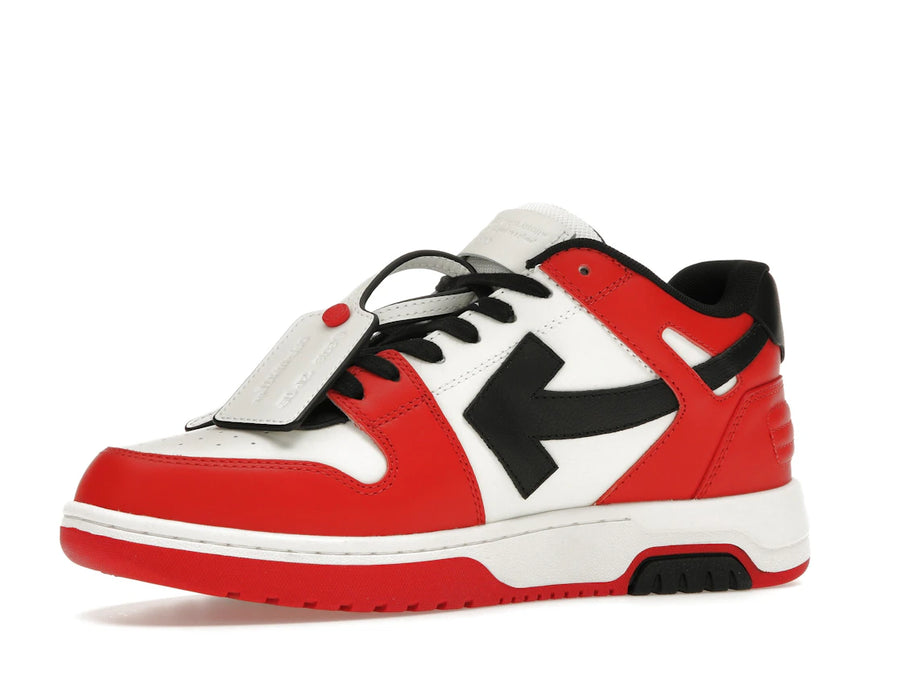 OFF-WHITE Out Of Office OOO Baskets basses Rouge Noir (2024)