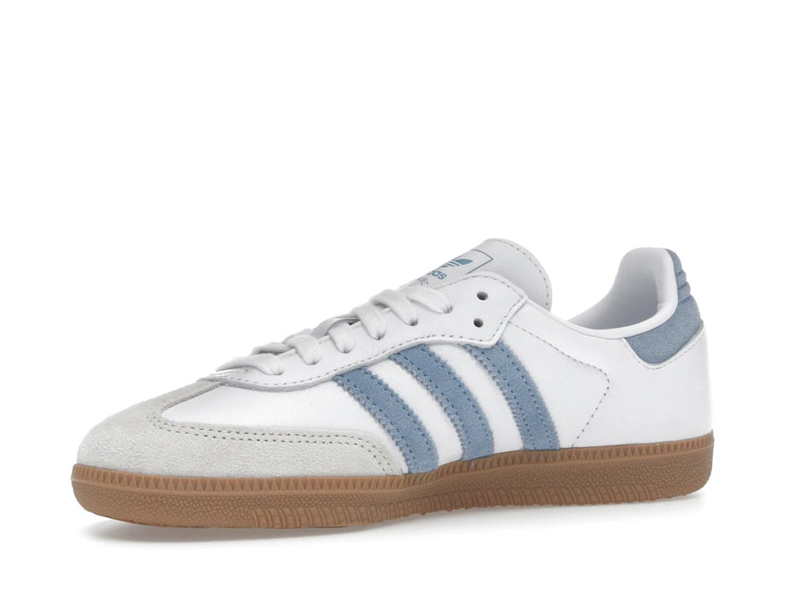 adidas Samba OG Blanc Alumine Bleu Cendre (Femme)