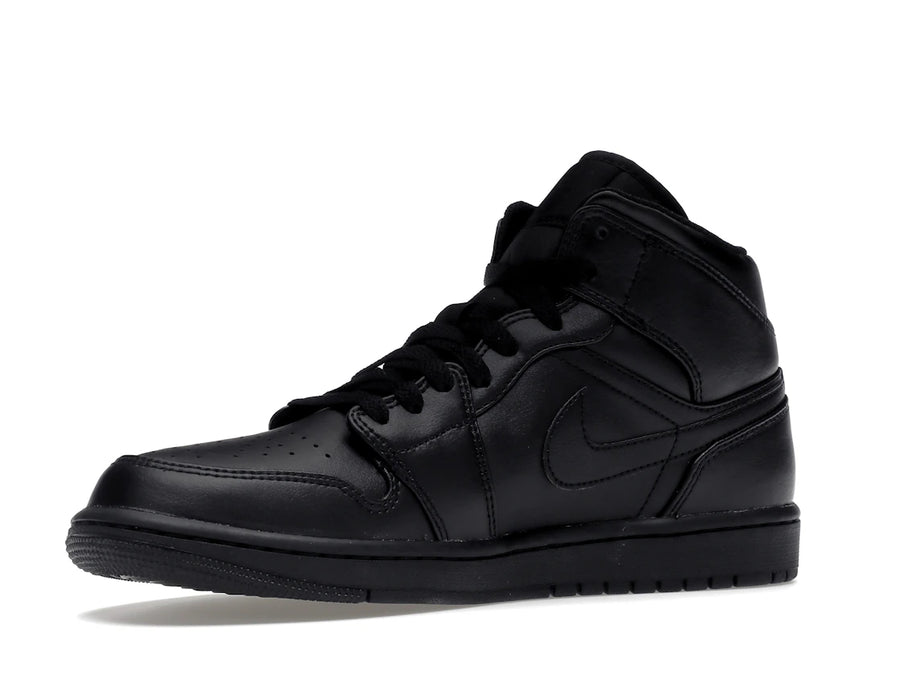 Jordan 1 Mid Triple Black