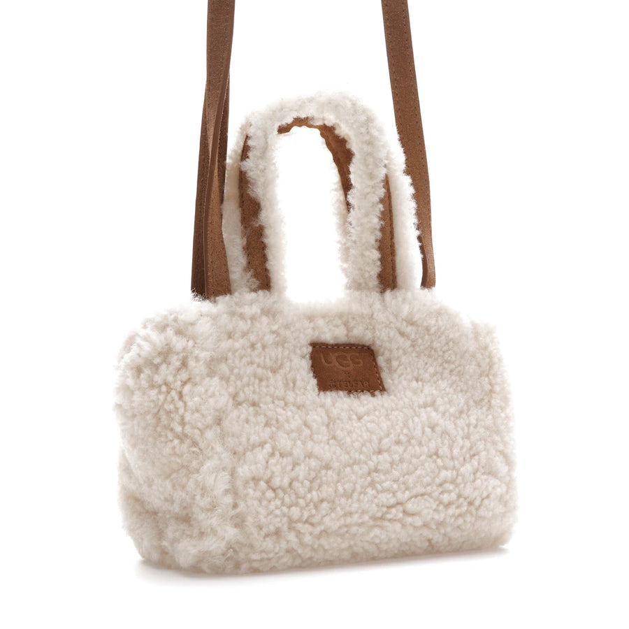 Sac cabas inversé Telfar x UGG, petit modèle, couleur naturelle
