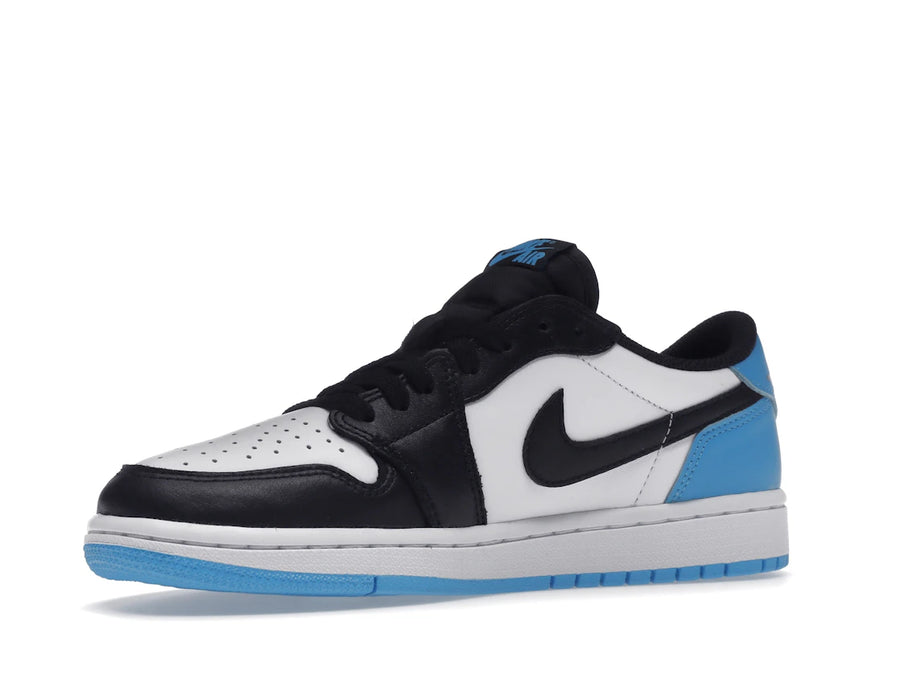Jordan 1 Retro Low OG Noir Bleu Poudre Foncé (Femme)