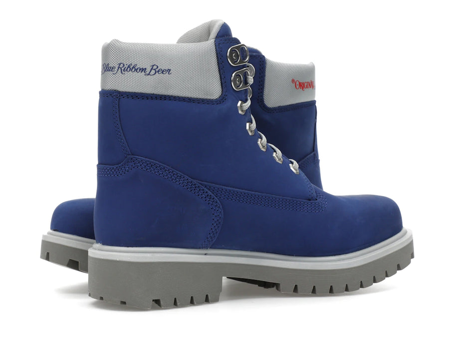 Bottes de travail Timberland PRO 6" à bout souple, en nubuck bleu Pabst Blue Ribbon