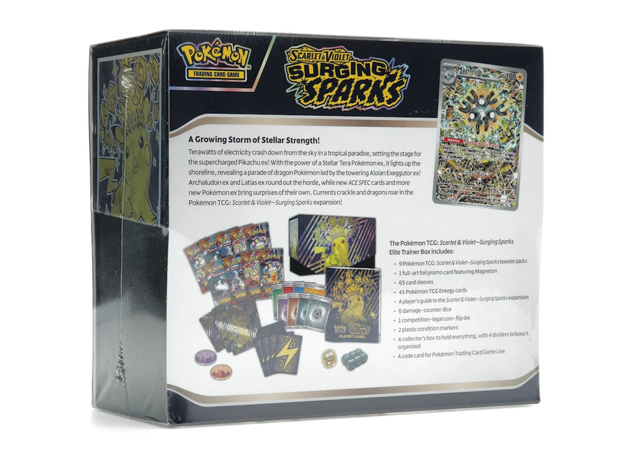 Lot de 2 coffrets Dresseur d'élite Pokémon Scarlet &amp; Violet Étincelles déferlantes